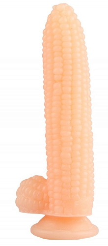 Телесный фаллоимитатор-кукуруза на присоске Сумерки богов 1015-23 BX DD (20,5 см)