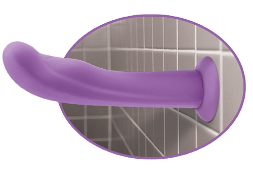 Фиолетовая вибро-насадка для страпона Pipedream Fetish Fantasy Elite PD4508-12 (15 см)