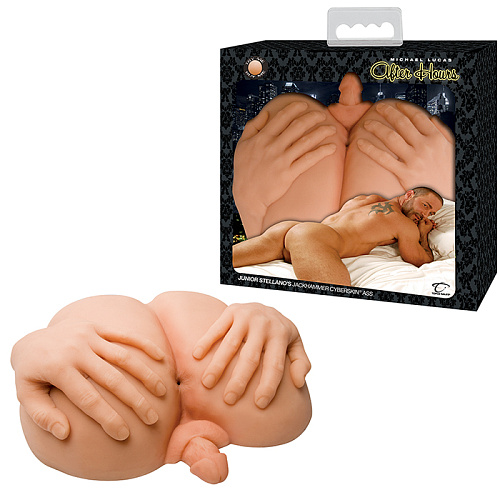 Реалистичный, телесногоо цвета мастурбатор-попка с пенисом и руками Topco Sales After Hours Junior Stellano101030