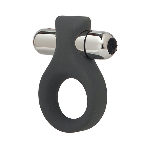Серое виброкольцо California Exotic Novelties Embrace Lovers ring SE-4615-25-3