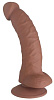 Коричневый фаллоимитатор Howells SEDUCER Bended Lust 170303Brown (18,5 см)