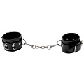 Чёрные кожаные наручи с заклёпками Shots Media BV OU048BLK
