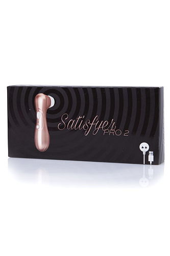 Вакуум-волновой бесконтактный бронзовый стимулятор клитора Satisfyer PRO2