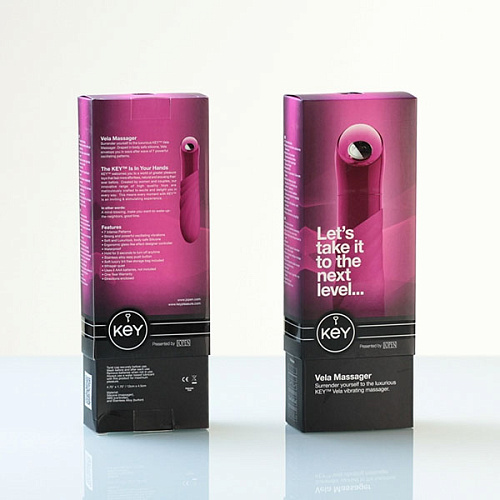 Соблазнительный розовый вибромассажёр Jopen Vela JO-8055-00-3