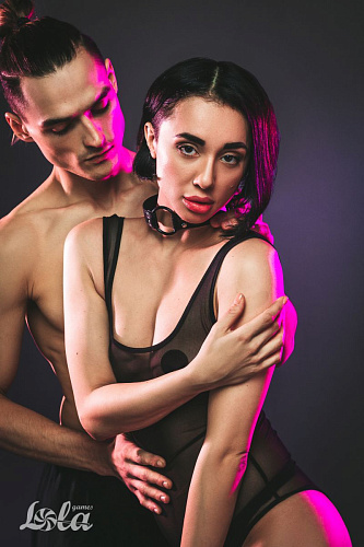 Чёрный кляп-кольцо Lola toys Modesty 1143-01lola