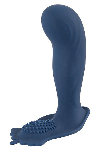 Синий вибростимулятор простаты Orion Vibrating Butt Plug 05948900000 (11,7 см)