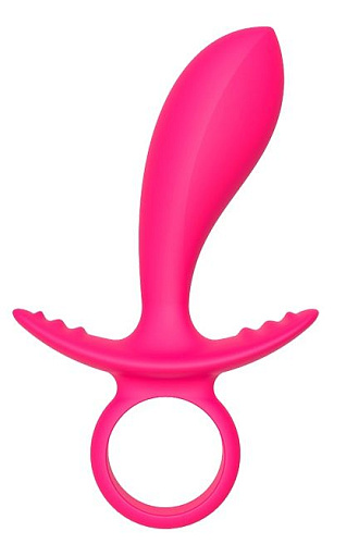 Розовая анальная пробка Dream Toys Silky Anal Finger 21435 (14,5 см)