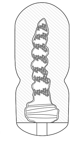 Белый мастурбатор с эффектом вакуума ФлешНаш Flеshy Touch FNF9016