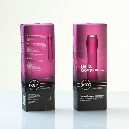 Мощный розовый вибромассажёр Jopen Ceres Original Pink JO-8050-00-3