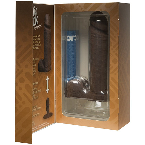Темнокожий коричневый фаллоимитатор из UR3 Doc Johnson 0276-04-BX (20,57 см)