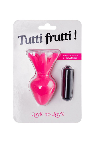Ярко-розовая анальная пробка-ягодка Love to Love Tutti Frutti 6030684 (8,5 см)