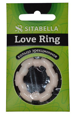 Фигурное эрекционное кольцо из киберкожи Sitabella 3305