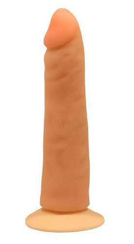 Классический телесный фаллоимитатор LOVETOY (А-Полимер) 817101 (18 см)