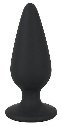 Чёрная анальная втулка Orion Heavy Plug Large 05330170000 (10,5 см)