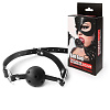 Чёрный пластиковый кляп-шарик Bior toys Ball Gag MLF-90081-1