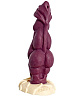 Бордовый фаллоимитатор Erasexa «Дракон» zoo11