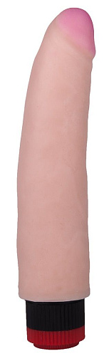 Реалистичный вибратор телесного цвета со встроенным пультом LOVETOY (А-Полимер) 800600 (18 см)