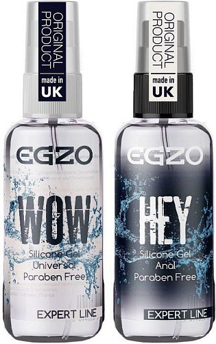 Набор лубрикантов на силиконовой основе EGZO Expert Line promo-mix-hey/wow-el