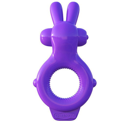 Фиолетовое эрекционное кольцо Pipedream Ultimate Rabbit Ring PD5821-12