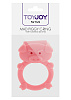 Розовое кольцо на пенис с вибрацией Toy Joy MAD PIGGY C-RING 3006010209