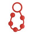 Красная анальная цепочка Dream Toys MENZSTUFF BUTT BEADS 20905 (23 см)