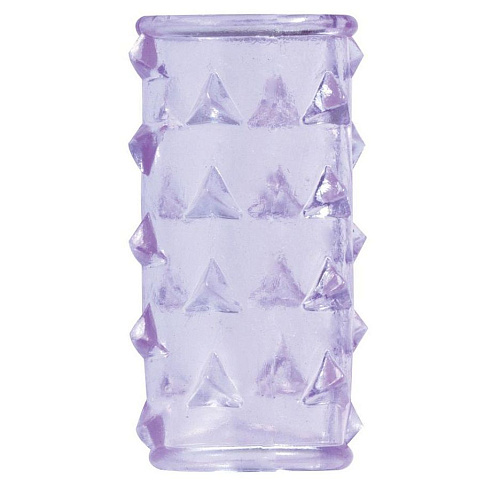 Фиолетовая насадка на пенис Dream Toys BASICX TPR SLEEVE 20685