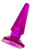 Фиолетовая анальная пробка ToyFa BUTT PLUG 881303-4 (9,5 см)