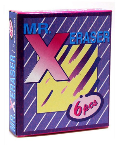 Набор из 6 стирательных резинок в форме пениса Play Star 99364