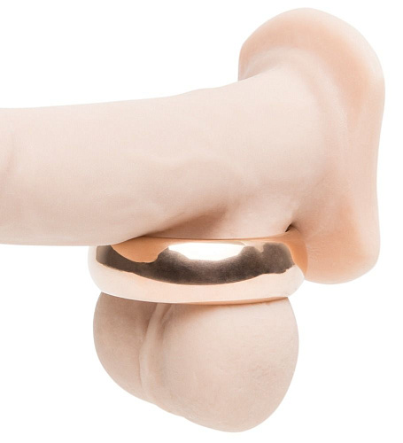 Золотистое стальное кольцо Fifty Shades of Grey I Want You. Now. Steel Love Ring FS-69151