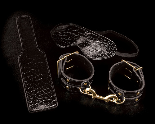 Набор для игр Fantasy Bondage Kit с золотистыми элементами Pipedream PD3985-23