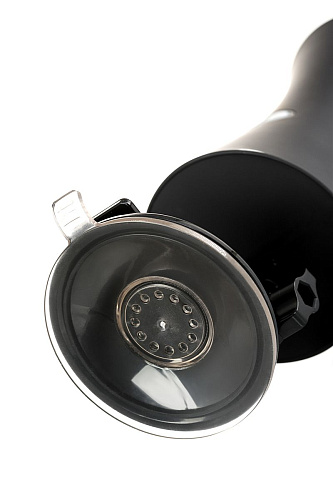 Чёрная секс-машина с телесной насадкой ToyFa HandBang MotorLovers 456603