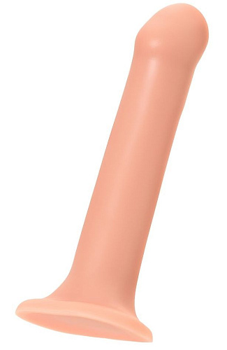 Телесный фаллос на присоске Strap-on-me Silicone Bendable Dildo L 6013113 (19 см)