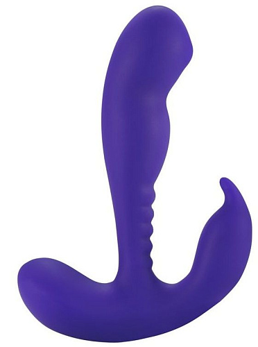Фиолетовый стимулятор простаты Howells Anal Vibrating Prostate Stimulator with Rolling Ball 182017Purple (13,3 см)