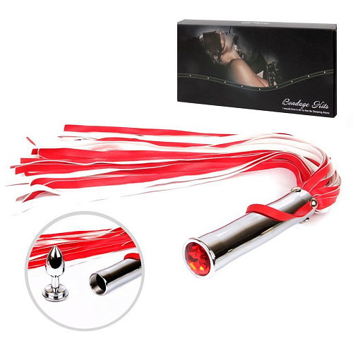 Красная плетка с красным кристаллом в основании Bior toys Notabu NTB-80484 (58 см)