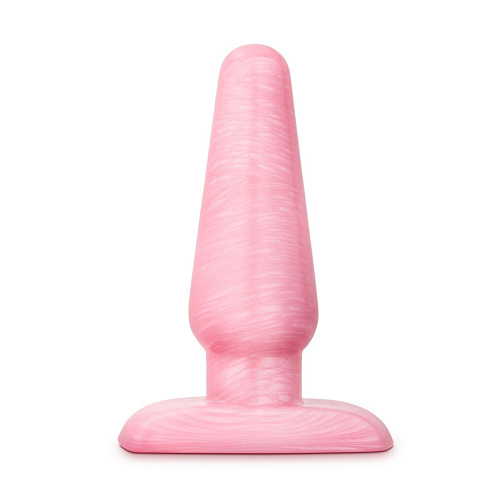 Розовая анальная пробка Blush Novelties B Yours Medium Cosmic Plug BL-18700 (11,4 см)