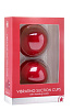 Красные вакуумные присоски с вибрацией Shots Media BV Vibrating Suction Cup OU159RED