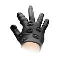 Чёрная стимулирующая перчатка Shots Media BV Stimulation Glove FST011BLK