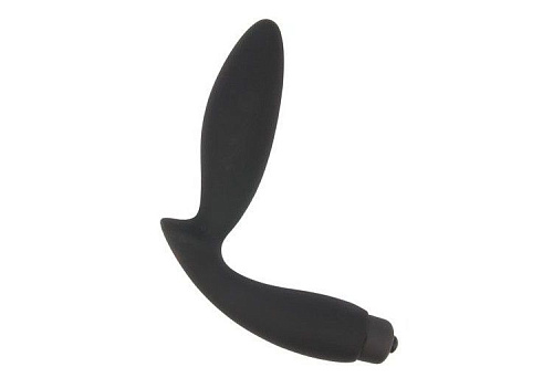 Чёрный вибростимулятор простаты Bior toys Sex Expert Vibe Pleasure SEM-55102