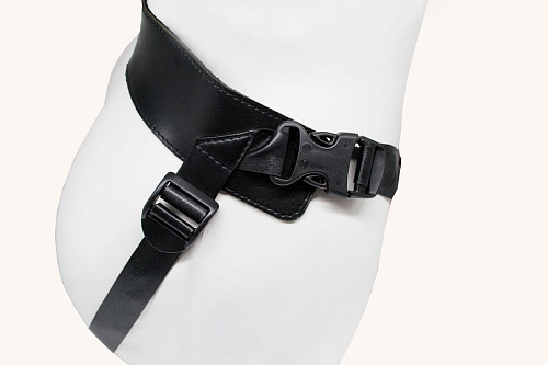 Пустотелый поясной фаллопротез LOVETOY (А-Полимер) MINI 7418/2 (17,5 см)