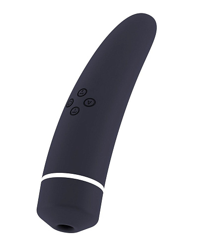 Чёрный вакуумный клиторальный вибромассажёр Shots Media BV Personal vibrator HIKY HIKY001-BLK