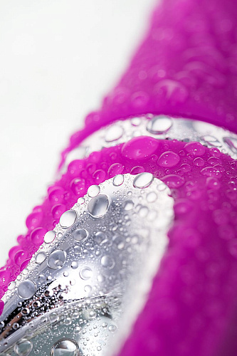 Лиловый вибратор с клиторальным стимулятором JOS JOLY 783005 (19,6 см)