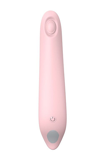 Нежно-розовый вибромассажёр Dream Toys LUSTY WOODPECKER 21498 (18 см)