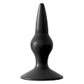 Анальный стимулятор чёрного цвета Pipedream Silicone Starter Plug PD4680-23 (10,2 см)