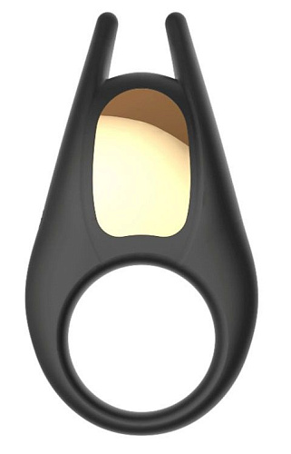 Чёрное эрекционное виброкольцо с пультом ДУ Winyi Lucas II  WY0523-BLA