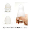 Мастурбатор-яйцо молочного цвета Tenga SILKY EGG-006