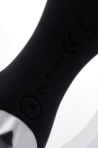 Чёрный вибромассажёр простаты с пультом ДУ Nalone Pro-P VS-VR50-1