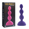 Фиолетовый анальный вибростимулятор Howells Anal Beads S 189021pur (14,5 см)