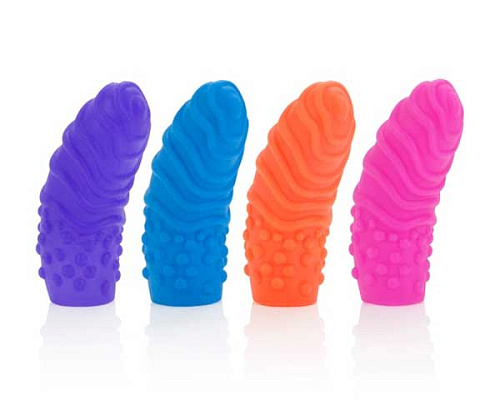 Набор (четыре насадки на палец из силикона) California Exotic Novelties Posh Silicone Finger Teasers Swirls SE-1706-15-3