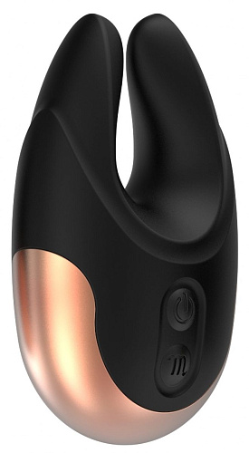 Чёрный клиторальный стимулятор Shots Media BV Lavish ELE007BLK (8,9 см)