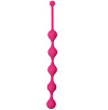 Розовая анальная цепочка Dream Toys SEE YOU FIVE BEADS ANAL 21224 (28,1 см)